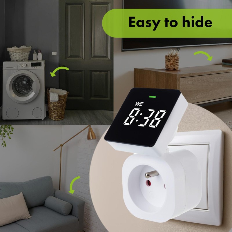 Włącznik czasowy - timer cyfrowy GreenBlue, max. obciążenie … | PartsPC.pl