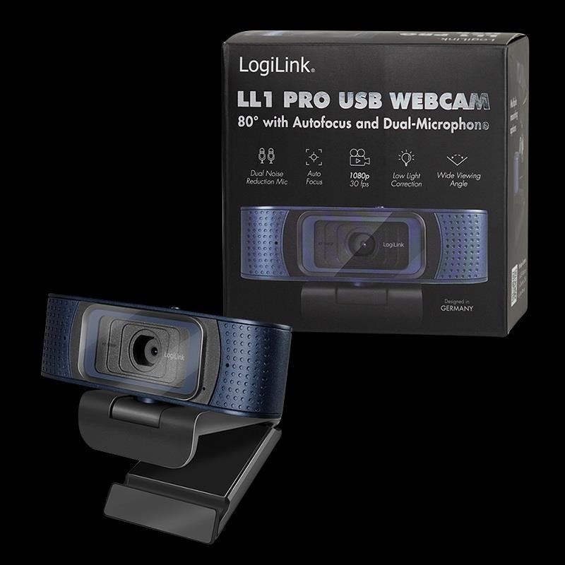 Kamera internetowa HD LogiLink UA0379 USB Pro, 80°, podwójny… | PartsPC.pl
