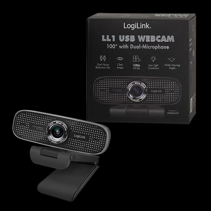 Kamera internetowa HD LogiLink UA0378 USB, 100°, podwójny mi… | PartsPC.pl