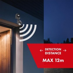 Czujnik ruchu i zmierzchu ścienny Maclean, 180°, max. 1200W,… | PartsPC.pl