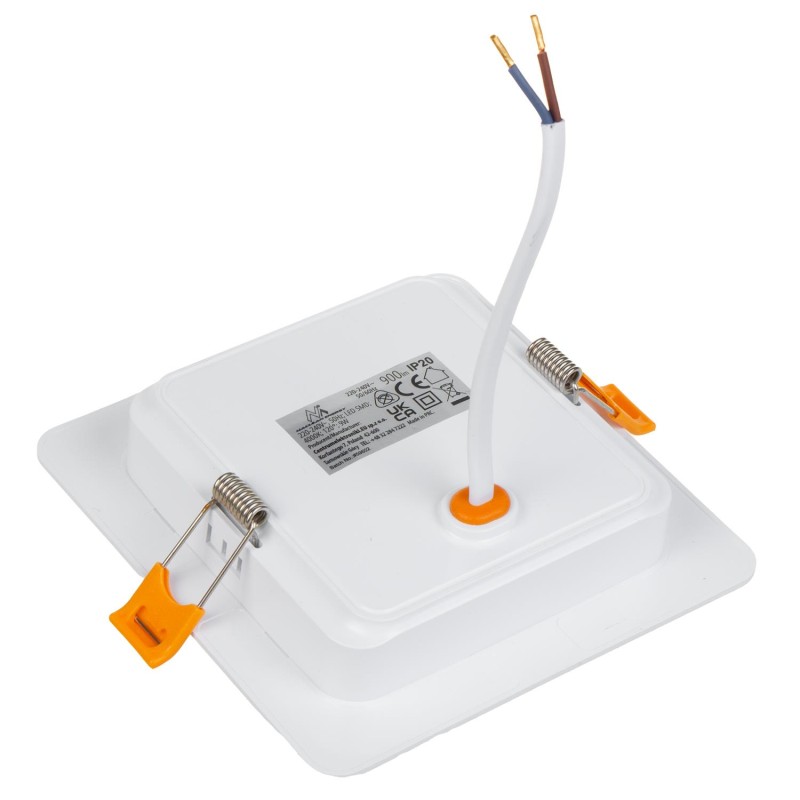 Panel LED sufitowy Maclean, podtynkowy SLIM, 9W, Neutral White 4000K,