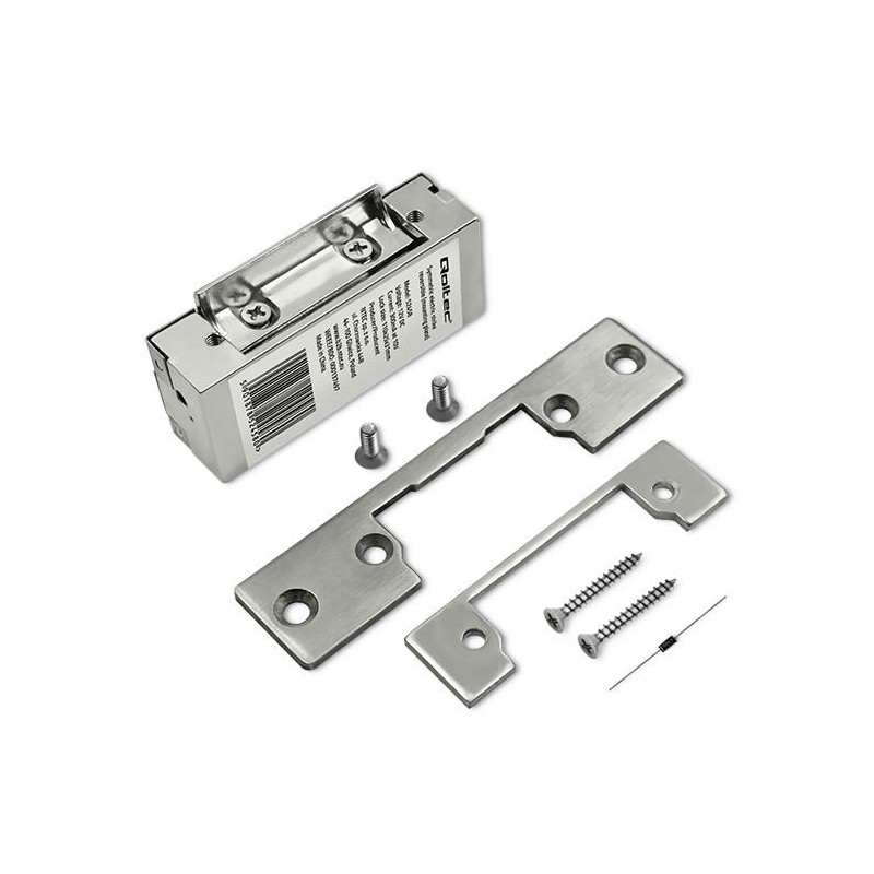 Elektrozaczep Qoltec symetryczny rewersyjny | 300mA | 12V | PartsPC.pl