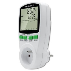 Watomierz Qoltec Licznik zużycia energii PM0627 z... | PartsPC.pl