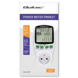 Watomierz Qoltec Licznik zużycia energii PM0627 z... | PartsPC.pl