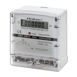 Miernik zużycia enrgii Qoltec jednofazowy elektroniczny licz… | PartsPC.pl