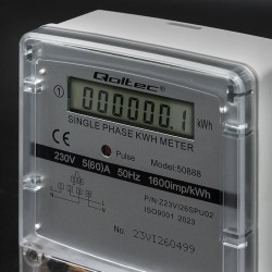 Miernik zużycia enrgii Qoltec jednofazowy elektroniczny licz… | PartsPC.pl