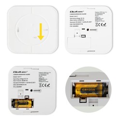 Czujnik tlenku węgla Qoltec z baterią | alarm 85dB | LED | PartsPC.pl