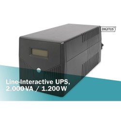 Zasilacz awaryjny UPS DIGITUS Line-Ineractive LCD 2000VA/120… | PartsPC.pl