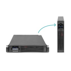 Zasilacz awaryjny UPS DIGITUS Online Rack 19" LCD 1500VA/150… | PartsPC.pl