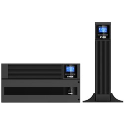 Zasilacz awaryjny UPS Ever Powerline RT PLUS 6000 VA VFI 2xC13 Sin USB RS