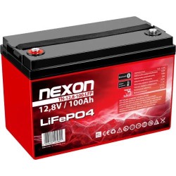 Akumulator LiFePO4 Nexon 100Ah 12,8V z BMS, BLUETOOTH i matą… | PartsPC.pl