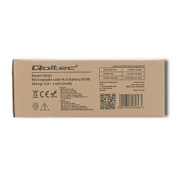 Akumulator AGM Qoltec 12V | 7.2Ah | PartsPC.pl