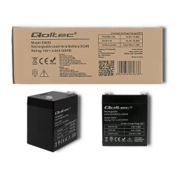 Akumulator AGM Qoltec 12V | 4.5Ah | PartsPC.pl