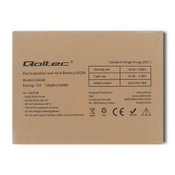 Akumulator AGM Qoltec 12V | 100Ah | PartsPC.pl