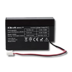 Akumulator AGM Qoltec 12V | 0.8Ah | PartsPC.pl