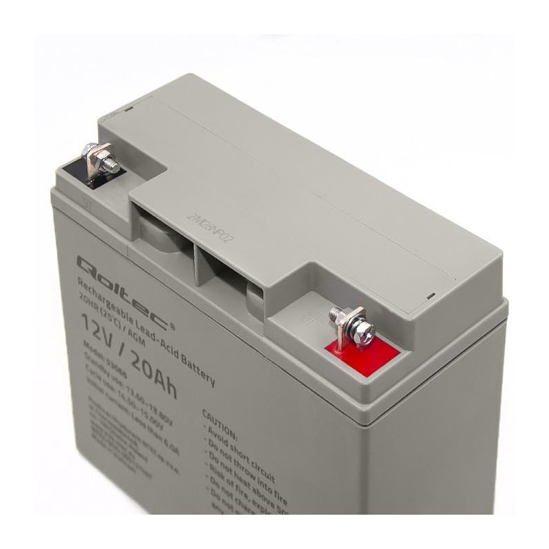 Akumulator AGM Qoltec 12V | 20Ah