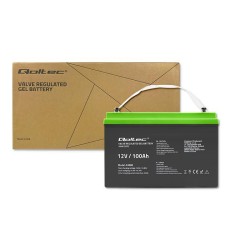 Akumulator żelowy Qoltec 12V | 100Ah | GEL | 29.3kg