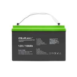 Akumulator żelowy Qoltec 12V | 100Ah | GEL | 29.3kg
