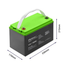 Akumulator żelowy Qoltec 12V | 100Ah | GEL | 29.3kg