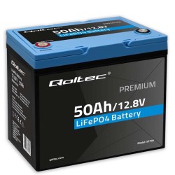 Akumulator LiFePO4 Qoltec Litowo-Żelazowo-Fosforanowy | 12.8V | 50Ah |