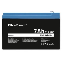 Akumulator LiFePO4 Qoltec Litowo-Żelazowo-Fosforanowy | 12.8… | PartsPC.pl