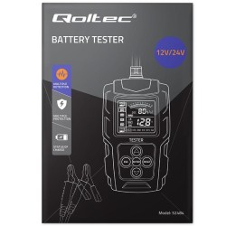 Tester cyfrowy Qoltec akumulatora z wyświetlaczem LCD | 12V … | PartsPC.pl