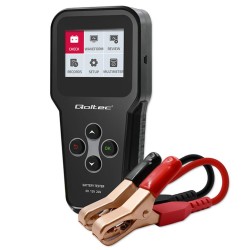 Tester cyfrowy Qoltec akumulatora 3w1 z LCD | Polskie Menu | 6V | 12V | 24V