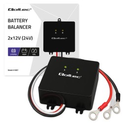 Balanser napięcia Qoltec 24V do akumulatorów 2x12V | 5A | Li… | PartsPC.pl