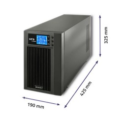 Zasilacz awaryjny UPS Qoltec | On-line | Pure Sine Wave | 3kVA | 2.4kW |