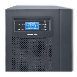 Zasilacz awaryjny UPS Qoltec | On-line | Pure Sine Wave | 10kVA | 8kW | LCD