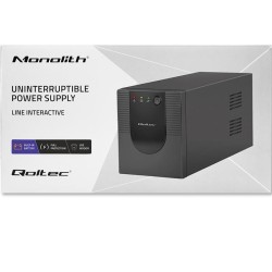 Zasilacz awaryjny UPS Qoltec Monolith | 1500VA | 900W | PartsPC.pl