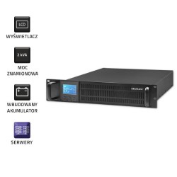 Zasilacz awaryjny UPS Qoltec RACK | 2kVA | 1600W | LCD
