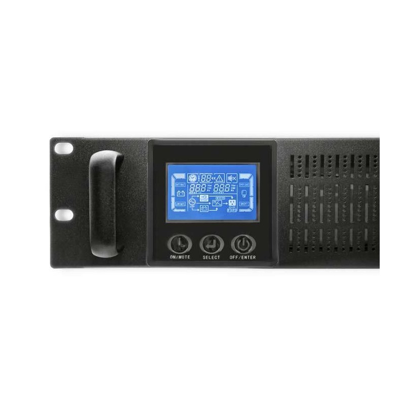 Zasilacz awaryjny UPS Qoltec RACK | 3kVA | 2400W | LCD