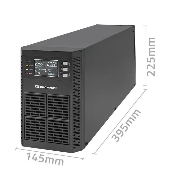 Zasilacz awaryjny UPS Qoltec 2kVA | 2000W | Power Factor 1.0… | PartsPC.pl