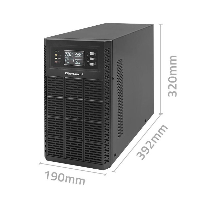 Zasilacz awaryjny UPS Qoltec 3kVA | 3000W | Power Factor 1.0… | PartsPC.pl