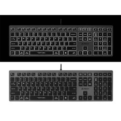 Klawiatura przewodowa A4Tech FSTYLER FX60H (White Backlit) c… | PartsPC.pl