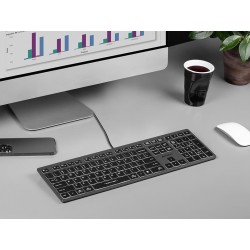 Klawiatura przewodowa A4Tech FSTYLER FX60H (White Backlit) c… | PartsPC.pl