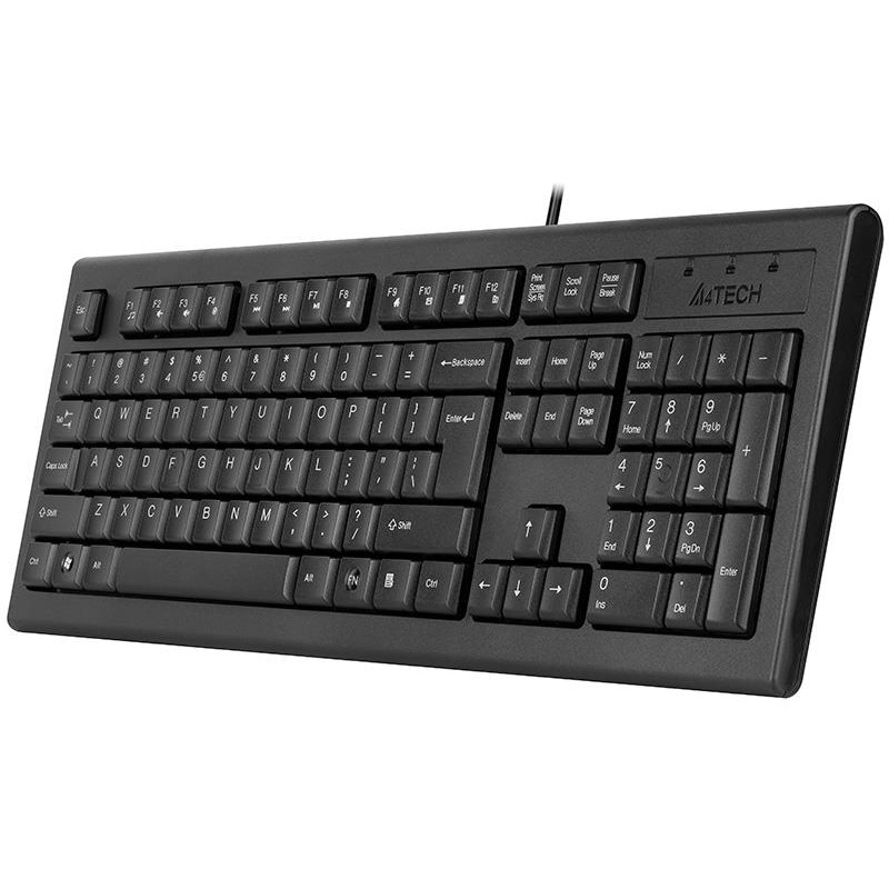 Klawiatura przewodowa A4Tech KR-85 USB czarna | PartsPC.pl