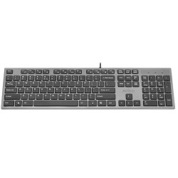 Klawiatura przewodowa A4Tech KV-300H USB czarno-grafitowa | PartsPC.pl