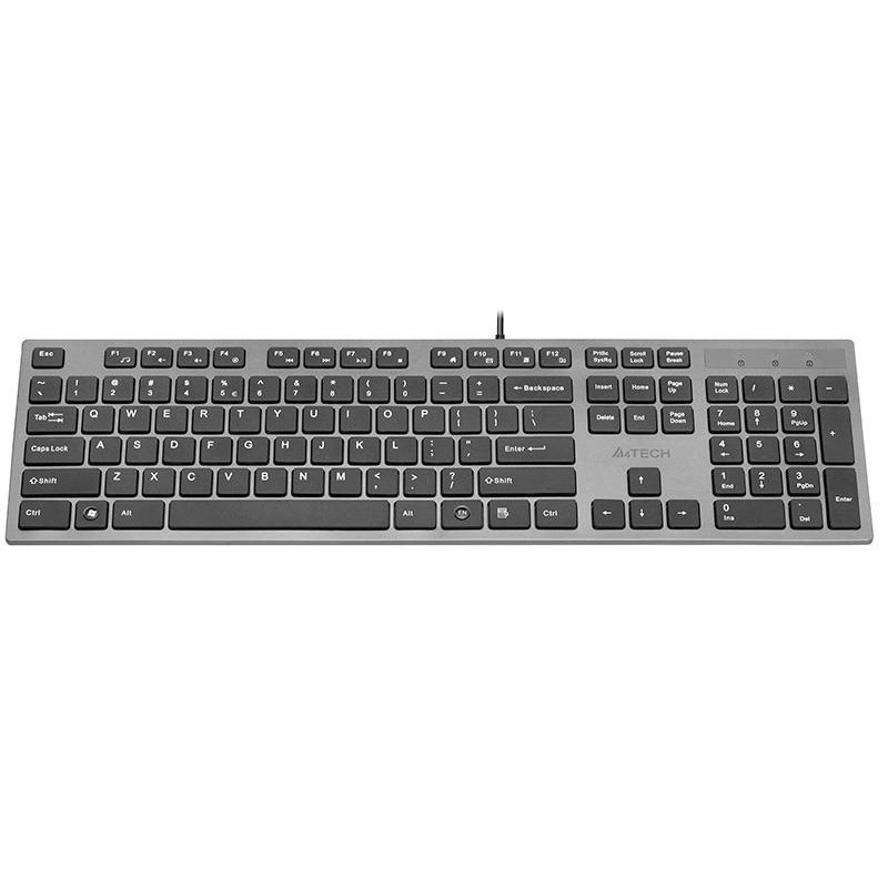 Klawiatura przewodowa A4Tech KV-300H USB czarno-grafitowa | PartsPC.pl