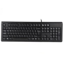 Klawiatura przewodowa A4Tech KR-92 USB czarna | PartsPC.pl