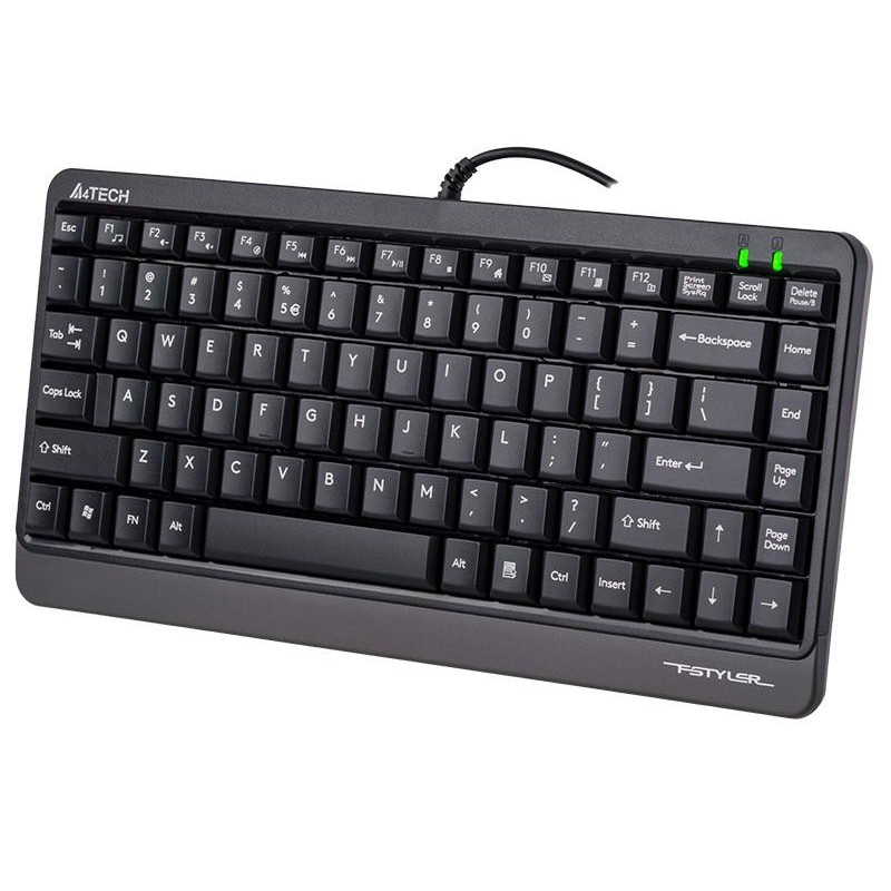 Klawiatura przewodowa mini A4Tech FSTYLER FK11 Grey | PartsPC.pl