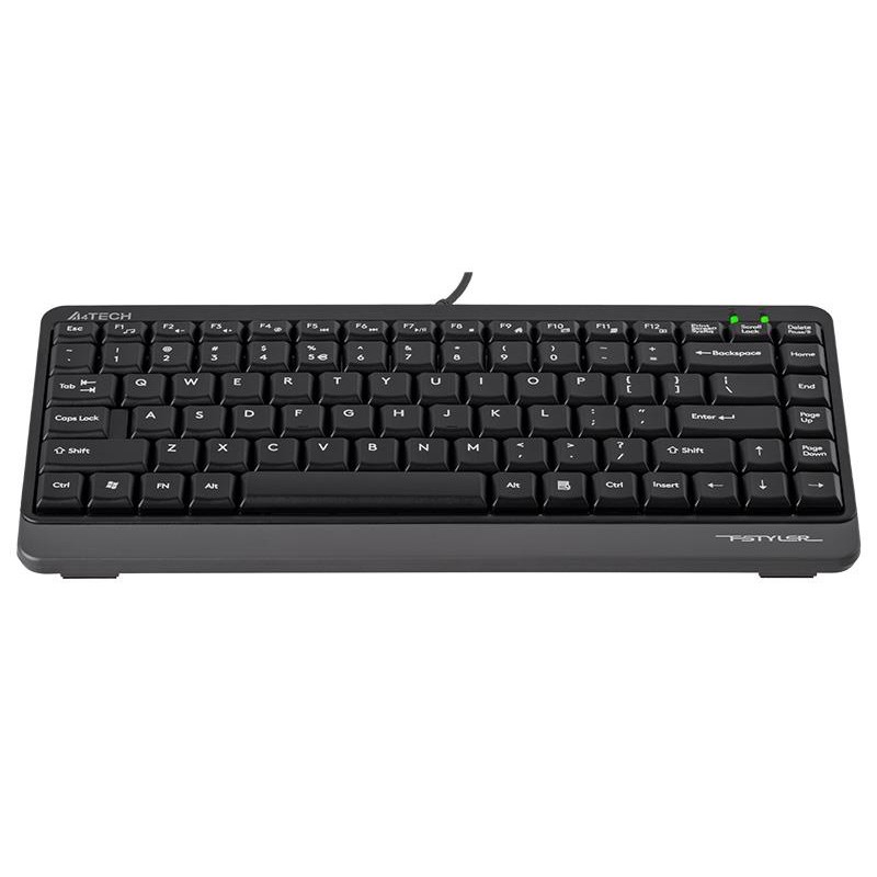 Klawiatura przewodowa mini A4Tech FSTYLER FK11 Grey | PartsPC.pl