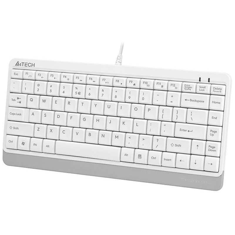Klawiatura przewodowa mini A4Tech FSTYLER FK11 White | PartsPC.pl