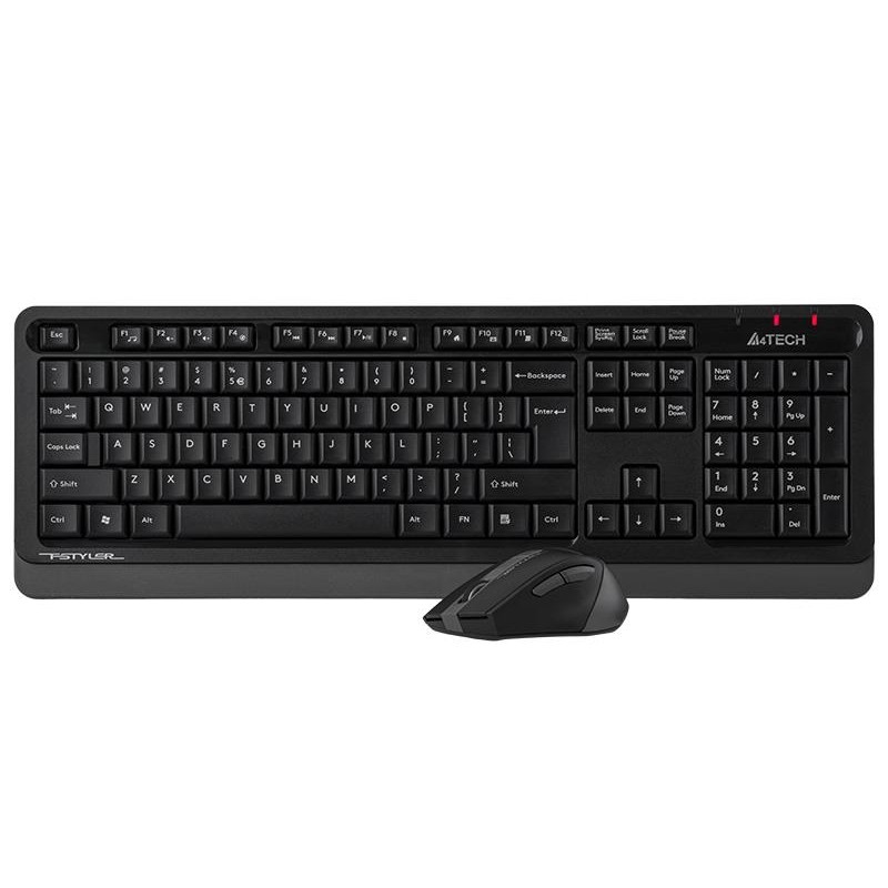 Zestaw bezprzewodowy klawiatura + mysz A4Tech Fstyler FG1035… | PartsPC.pl