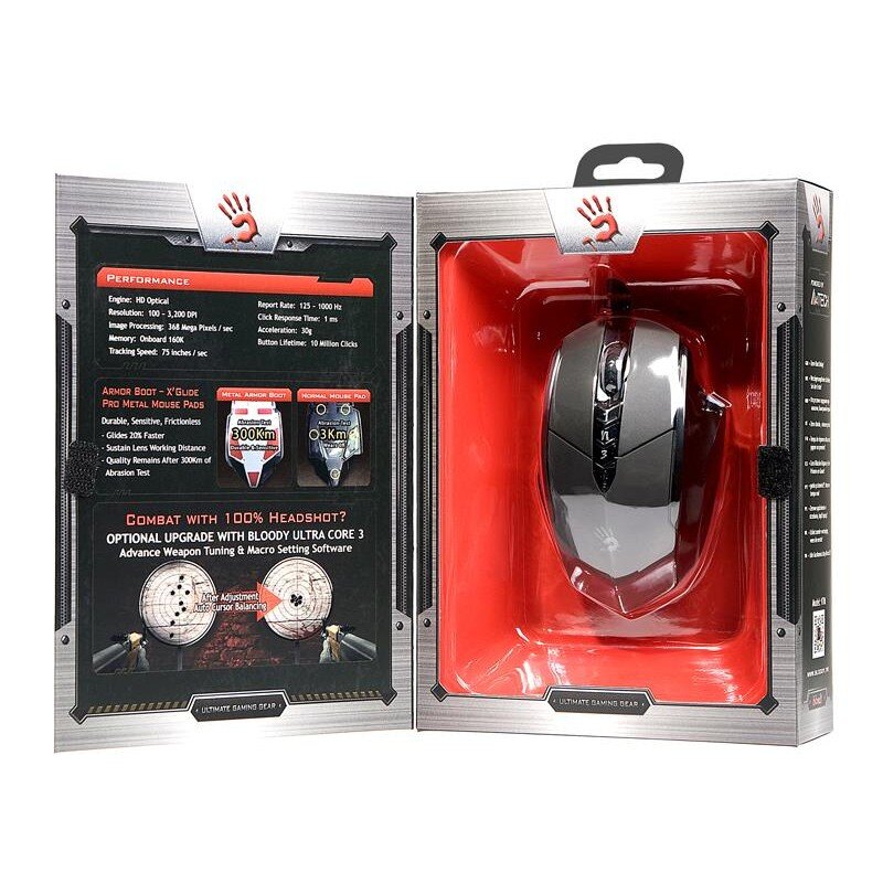 Mysz przewodowa A4Tech Bloody V7m V-Track USB Holeless Alumi… | PartsPC.pl
