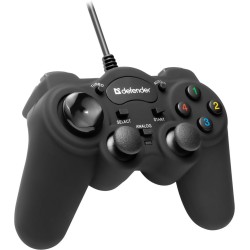 Gamepad przewodowy Defender GAME RACER, tryb turbo, efekt wi… | PartsPC.pl
