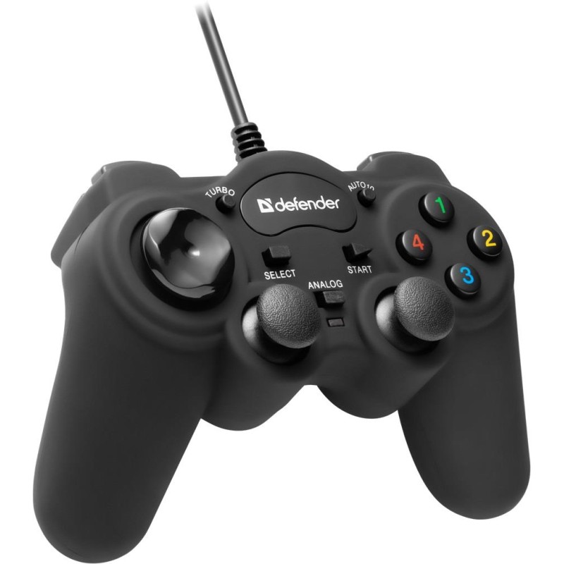 Gamepad przewodowy Defender GAME RACER, tryb turbo, efekt wi… | PartsPC.pl