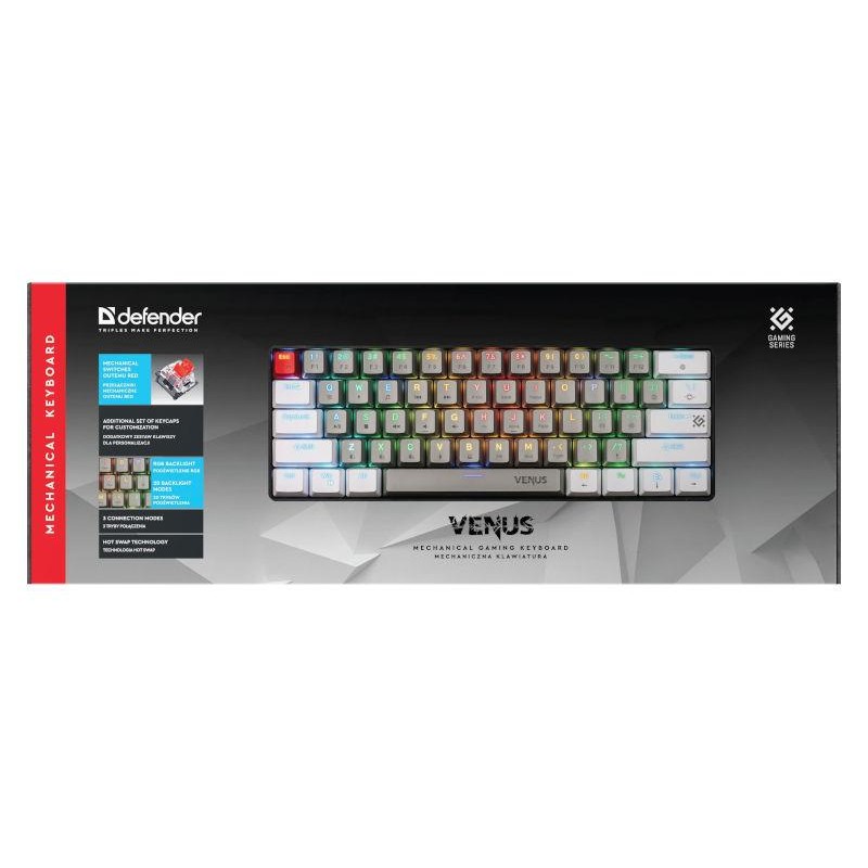 Klawiatura bezprzewodowa Defender VENUS GK-415 mechaniczna b… | PartsPC.pl