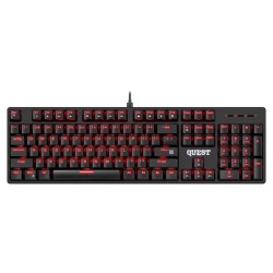 Klawiatura przewodowa Defender QUEST GK-596 MECHANICZNA podś… | PartsPC.pl